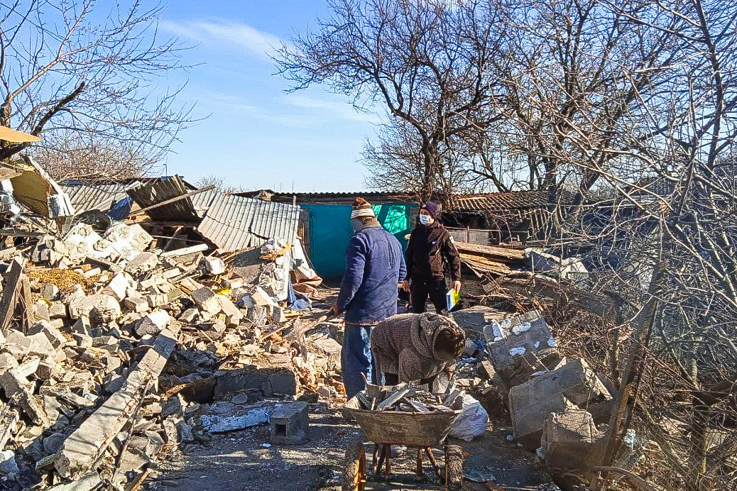 Russian-led forces damage 9 civilian homes in Donetsk Oblast