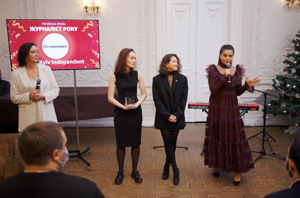 Kyiv Independent wins ‘Journalist of the Year’ award by Ukrainska Pravda