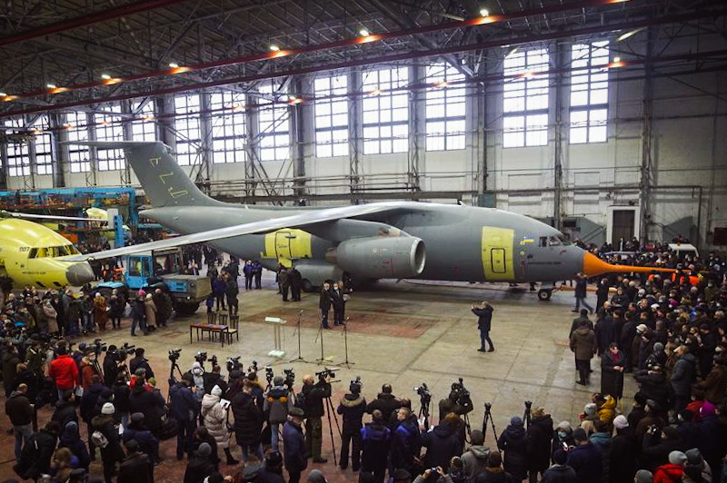 Antonov rolls out new An-178 aircraft