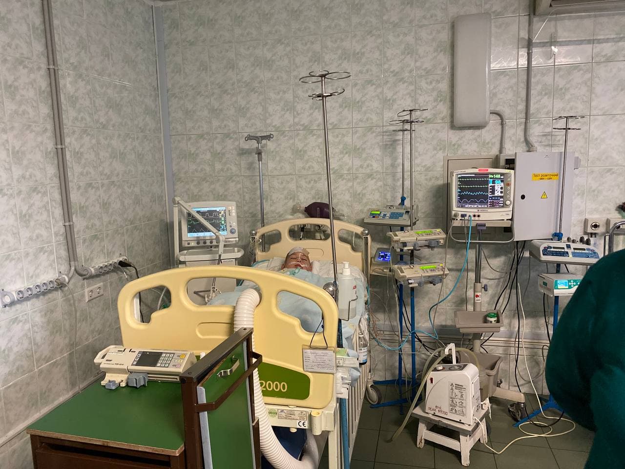 Ukraine’s biggest children’s hospital treats people wounded by Russians
