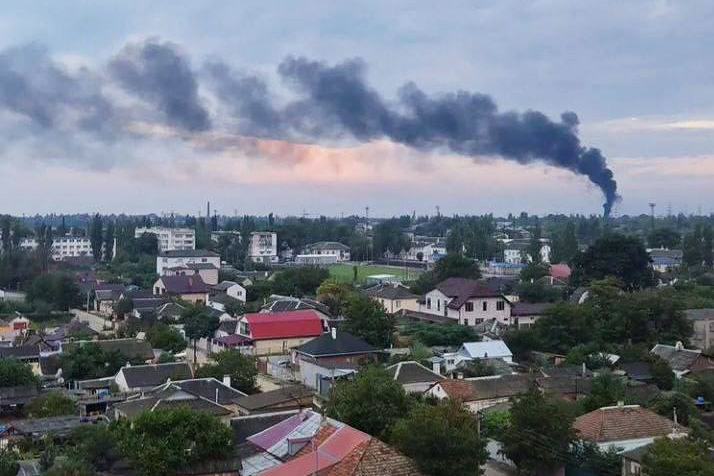 Explosions at ammunition depot damage railway in occupied Crimea