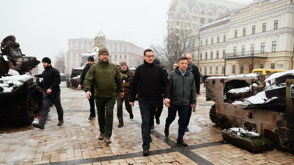 Morawiecki in Kyiv: 'This war will end when each house, each school, each hospital and each road is reclaimed'