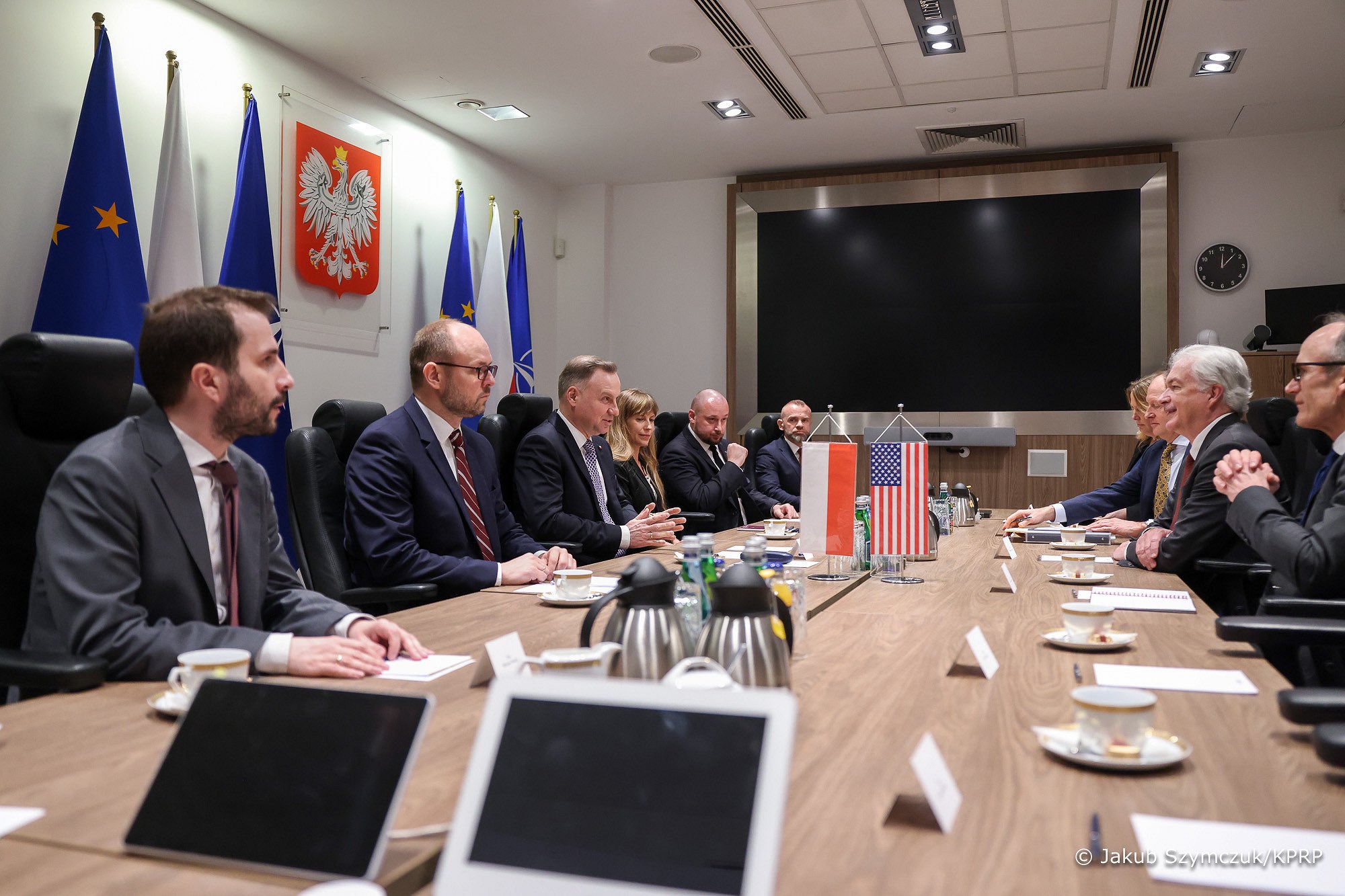 CIA chief meets with Polish president in Warsaw