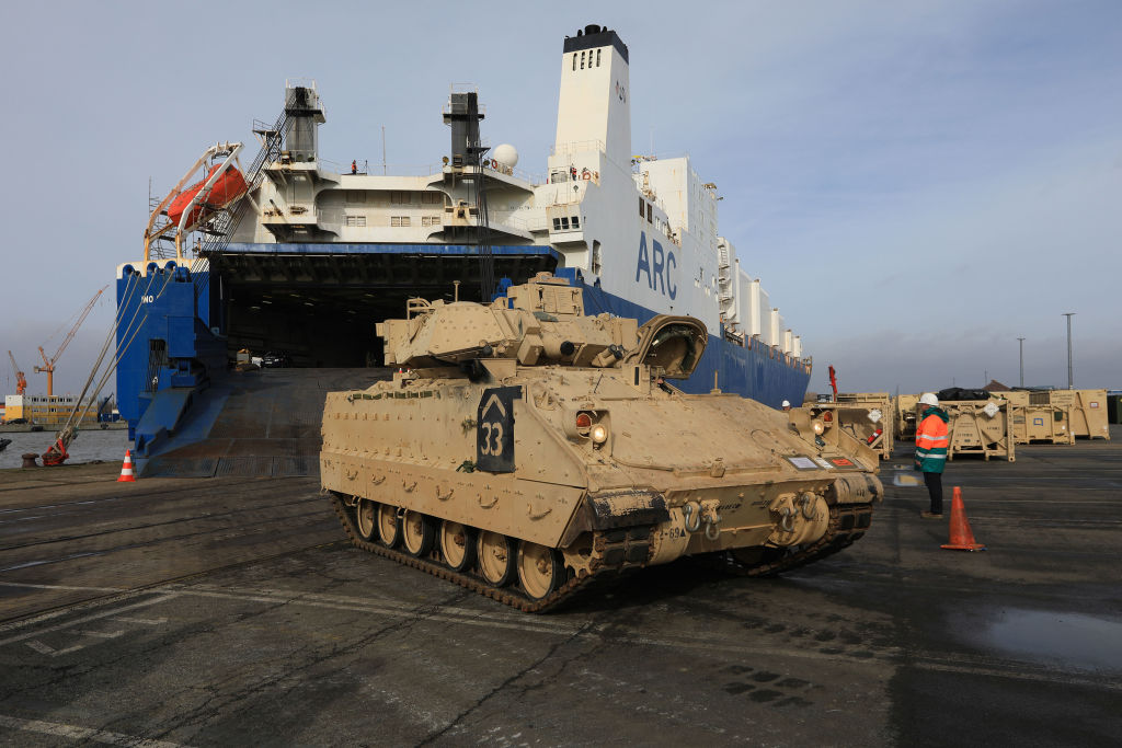 Bradley infantry fighting vehicles confirmed in "largest yet" US military aid package for Ukraine