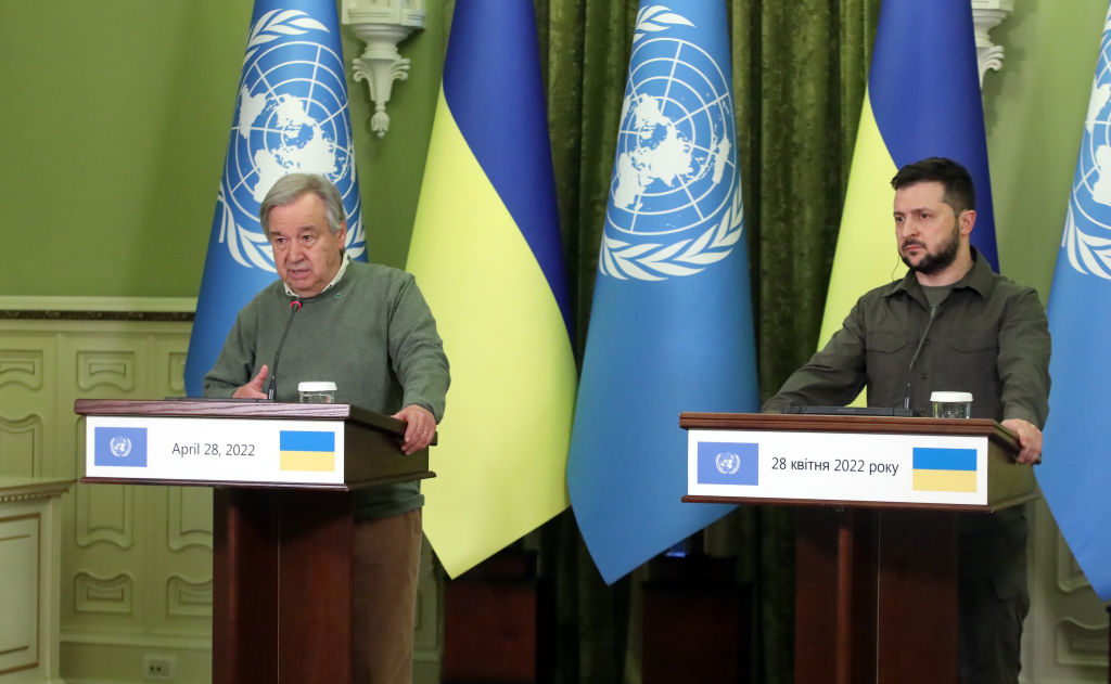 UN Secretary General in Kyiv to meet with Zelensky, discuss grain deal