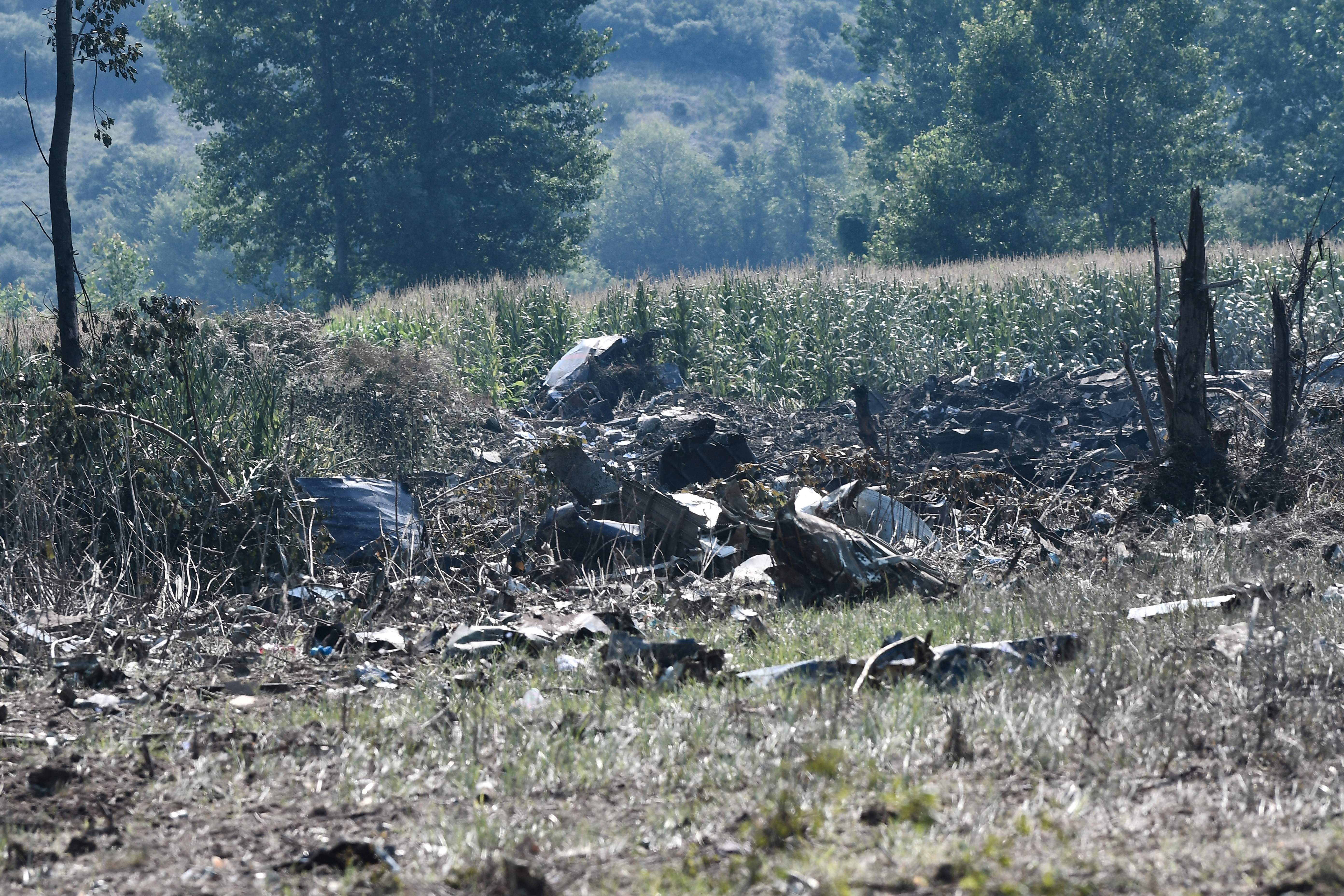 Ukrainian cargo plane crashes in Greece; all 8 crew members killed.