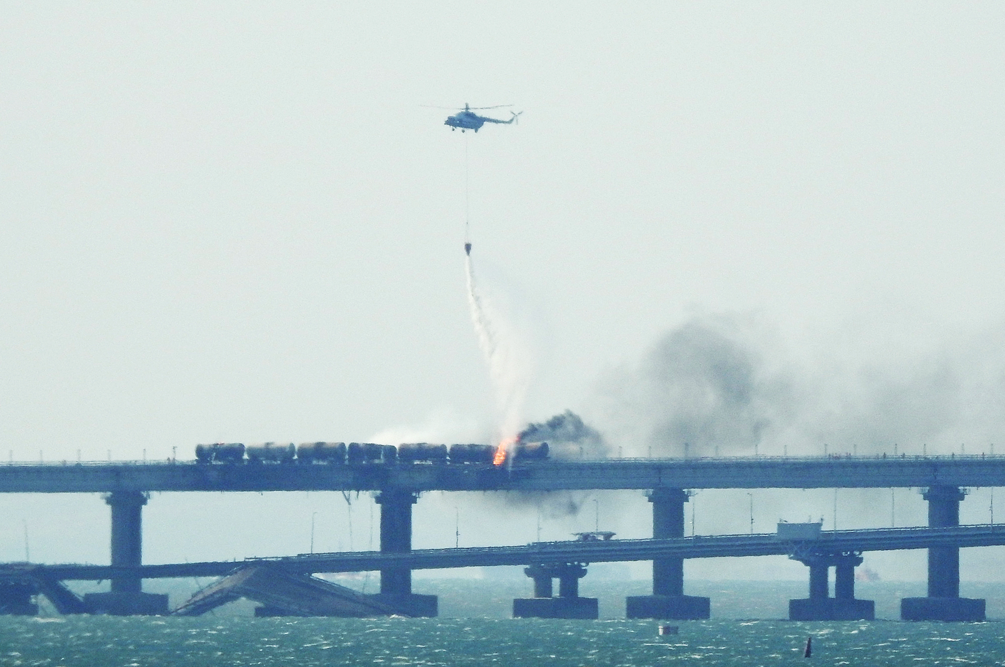 Podolyak: Crimean Bridge explosion result of conflict between Russian military, law enforcement