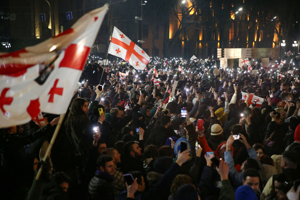 Georgian opposition demands resignation of government, early elections