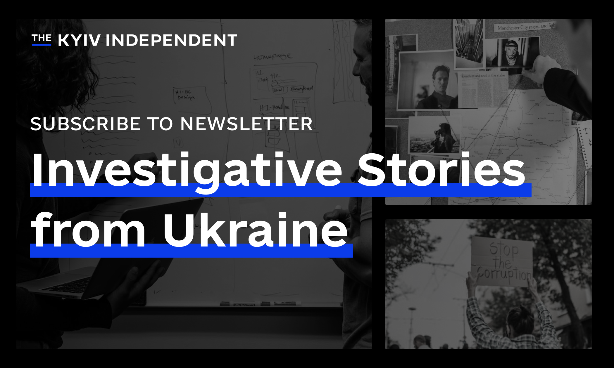 Investigative Stories from Ukraine: Sign up for our new in-depth newsletter
