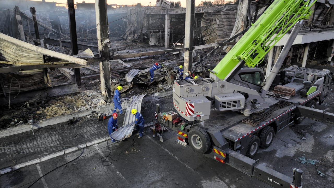 Interior minister: No hope to find survivors under debris of Kremenchuk mall after Russian missile strike