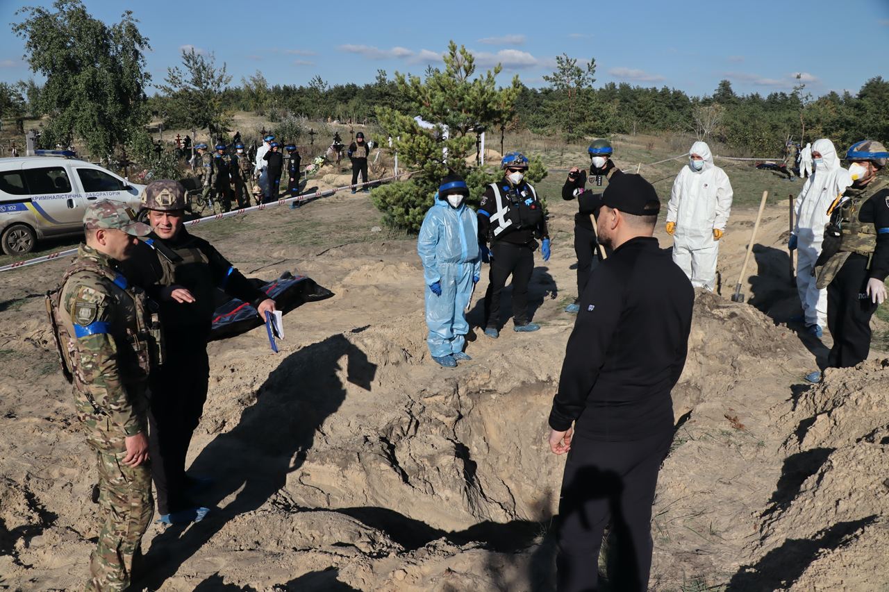 Soldiers and children: Ukraine exhumes bodies of 20 killed in Lyman, Donetsk Oblast