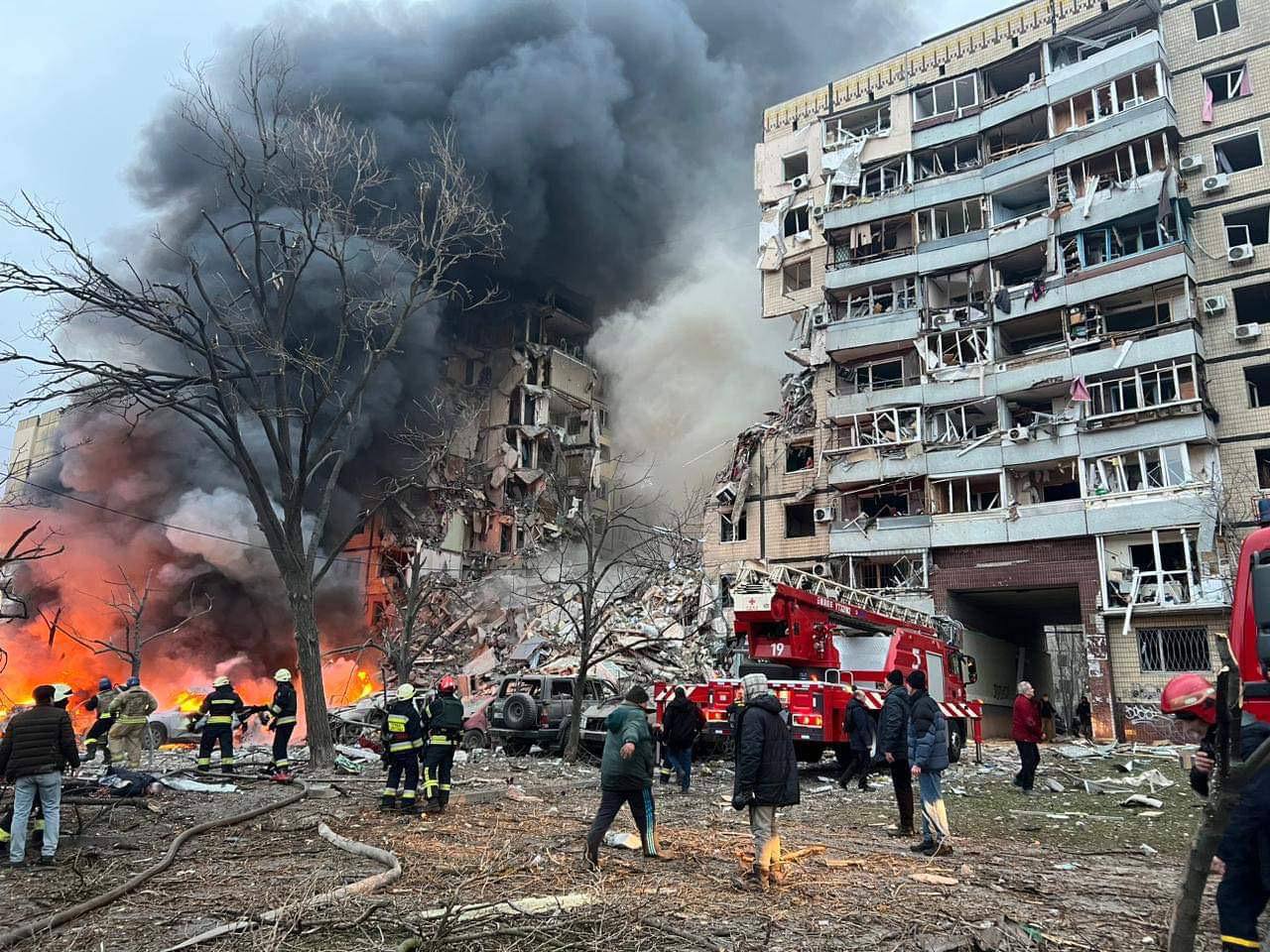 Update: Russian strike on Dnipro kills at least 5, injures 27 people