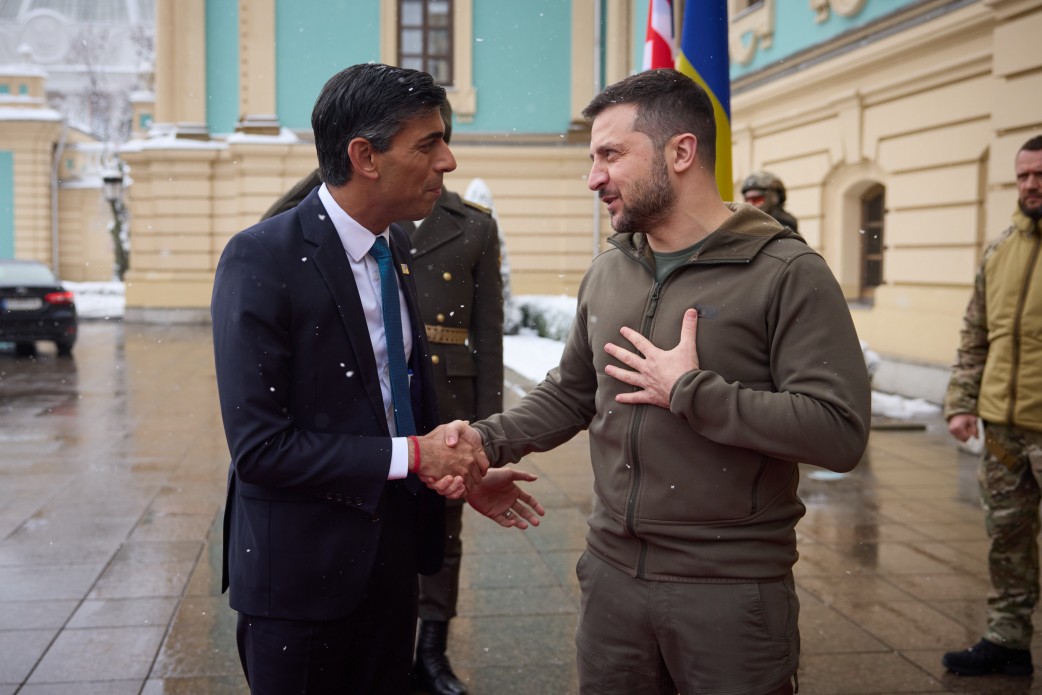 PM Sunak in Kyiv: 'We are with you all the way'