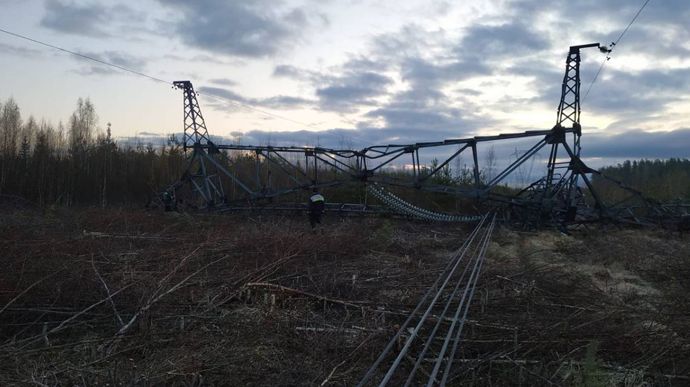 Infrastructure sabotaged in two Russian regions