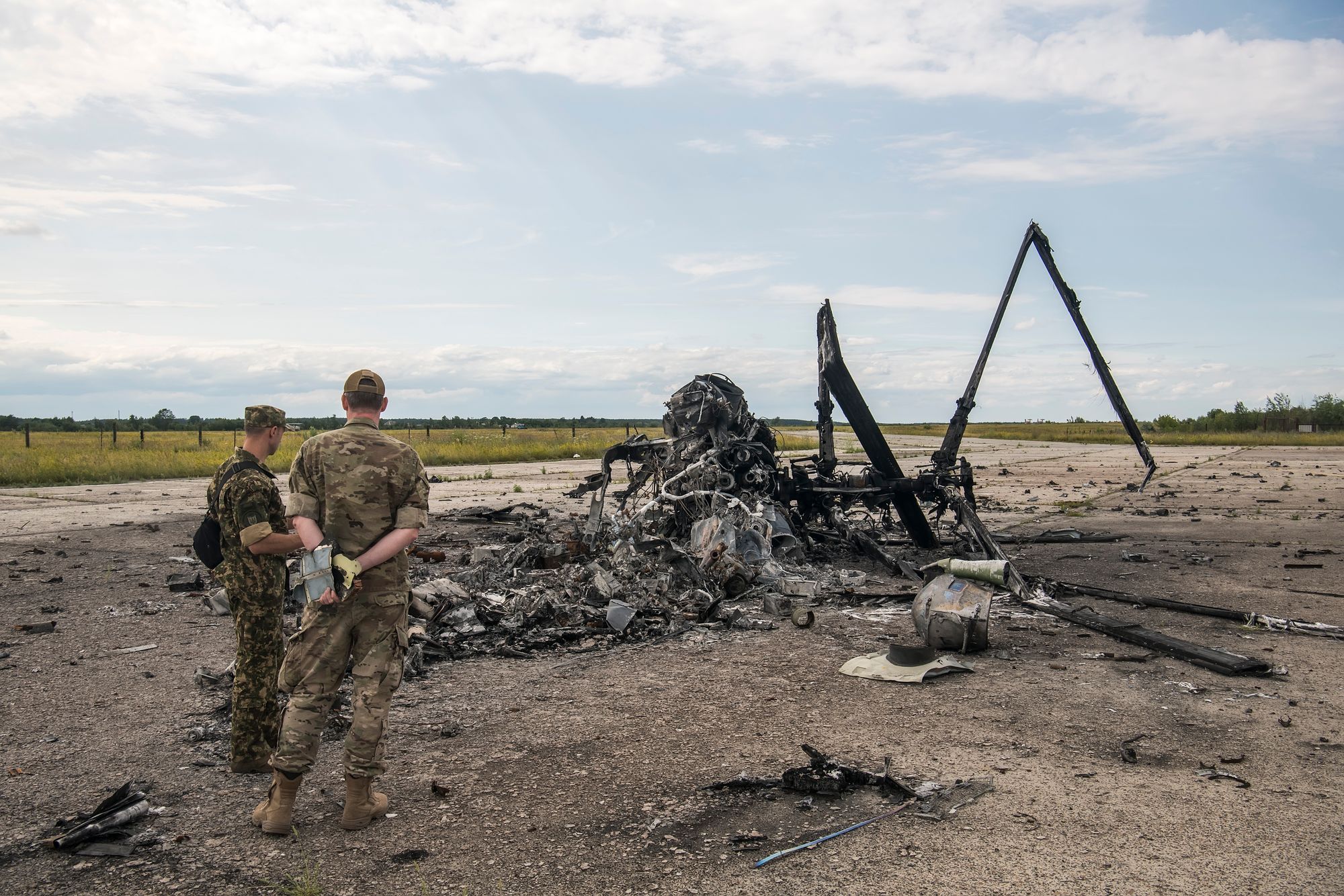 General Staff: Ukrainian forces down Russian Ka-52 helicopter