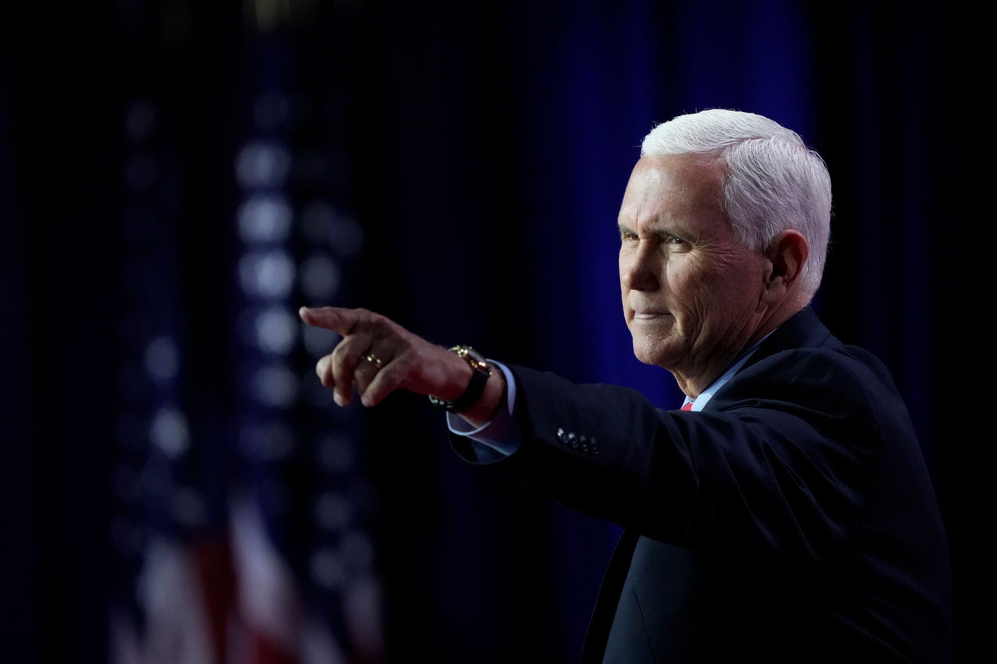Mike Pence, former US vice president and a presidential candidate