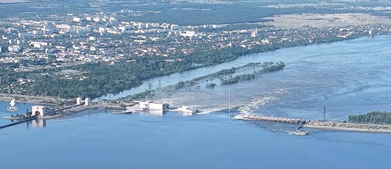 Russian forces destroy Kakhovka dam, triggering humanitarian disaster