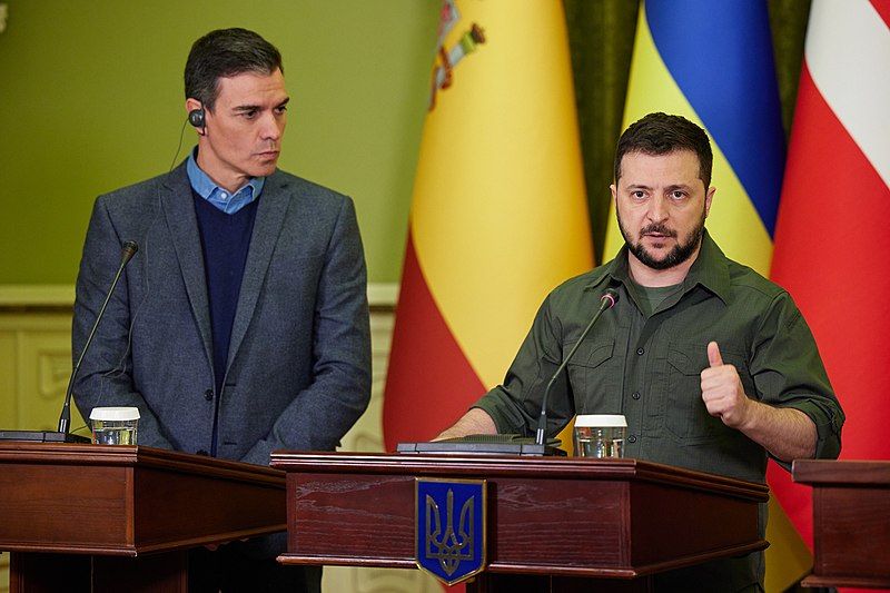 Media: Zelensky to visit Spain to sign bilateral security agreement with Sanchez