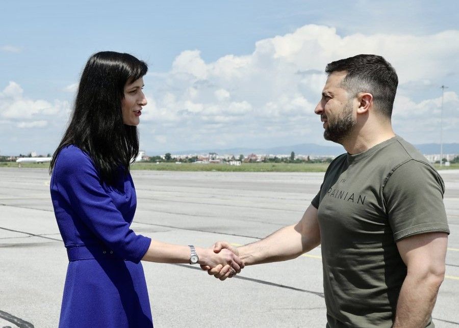 Zelensky Arrives In Bulgaria