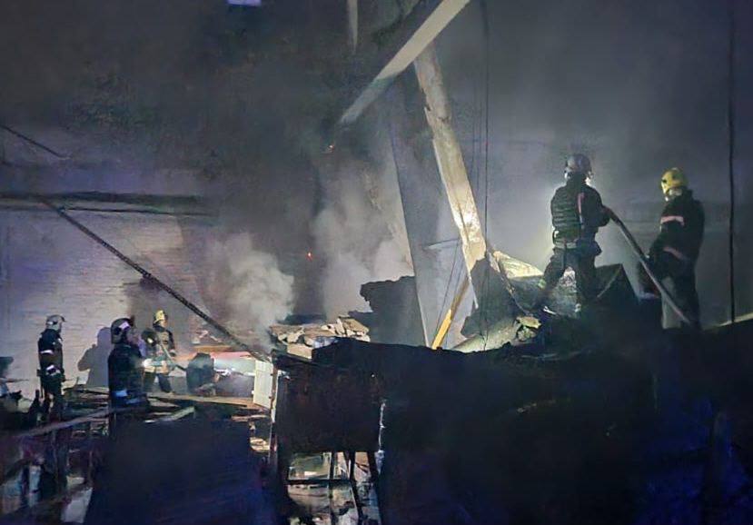 The aftermath of the Russian drone strike against Kryvyi Rih, Dnipropetrovsk Oblast on July 14, 2023. (Source: Serhii Lysak)