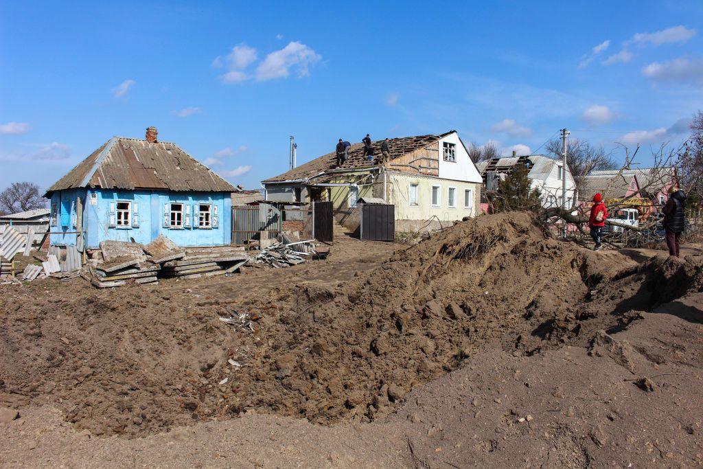 Russian shelling damages home in Sumy Oblast