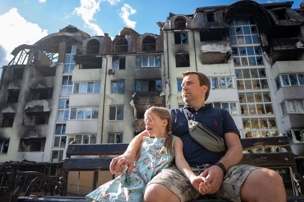 As their kids find refuge abroad, Ukrainian fathers struggle with separation