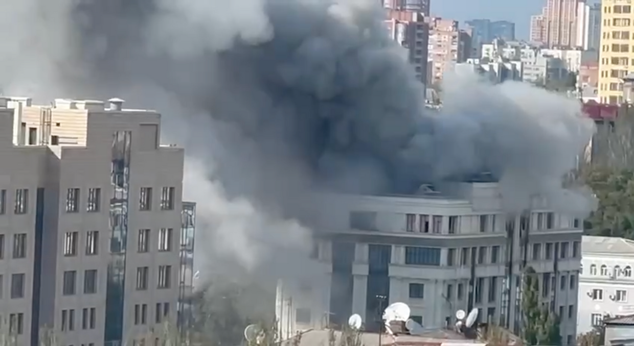 Russian state media: Strike on Donetsk damages building of occupation administration