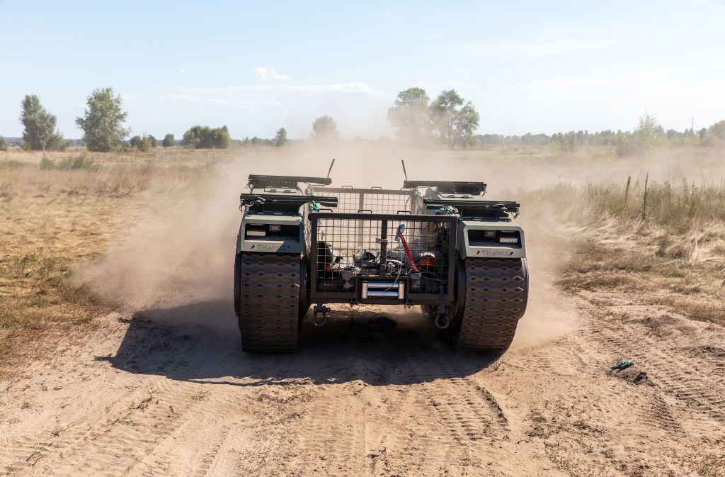 Ukrainian innovators want to bring life-saving robots to the battlefield