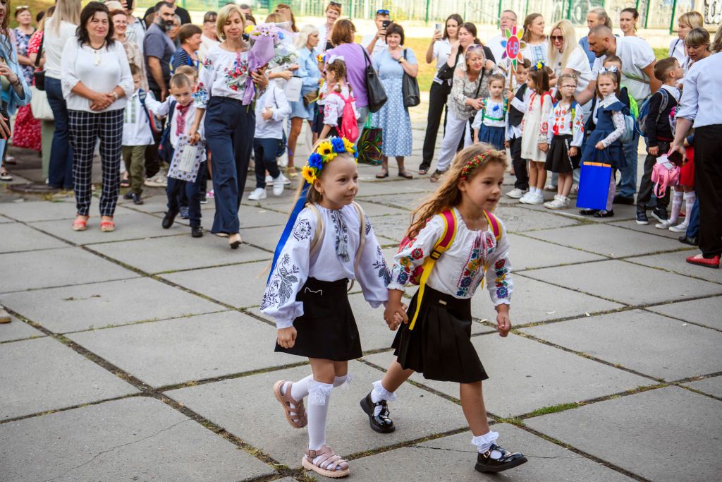As second academic year begins in wartime Ukraine, millions unable to go back to school full time