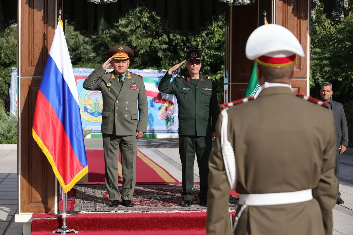 Shoigu arrives in Tehran for talks with Iran's military leaders