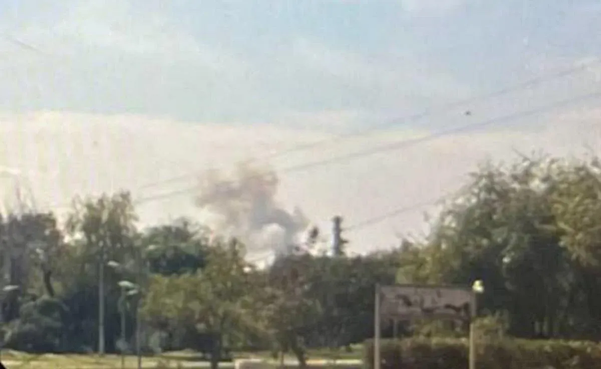 Warehouses reportedly damaged in Russian-occupied Crimean city
