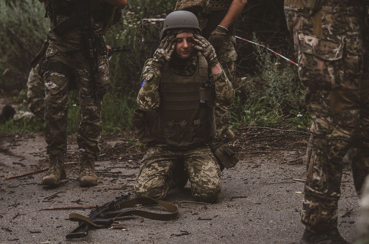 ‘She needs armor.’ Female Ukrainian soldiers call for equality