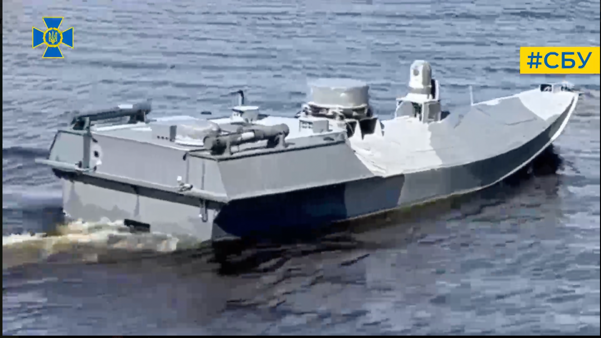 SBU: Ukraine's modernized sea drones can carry 1 ton of explosives over 1,000 kilometers away