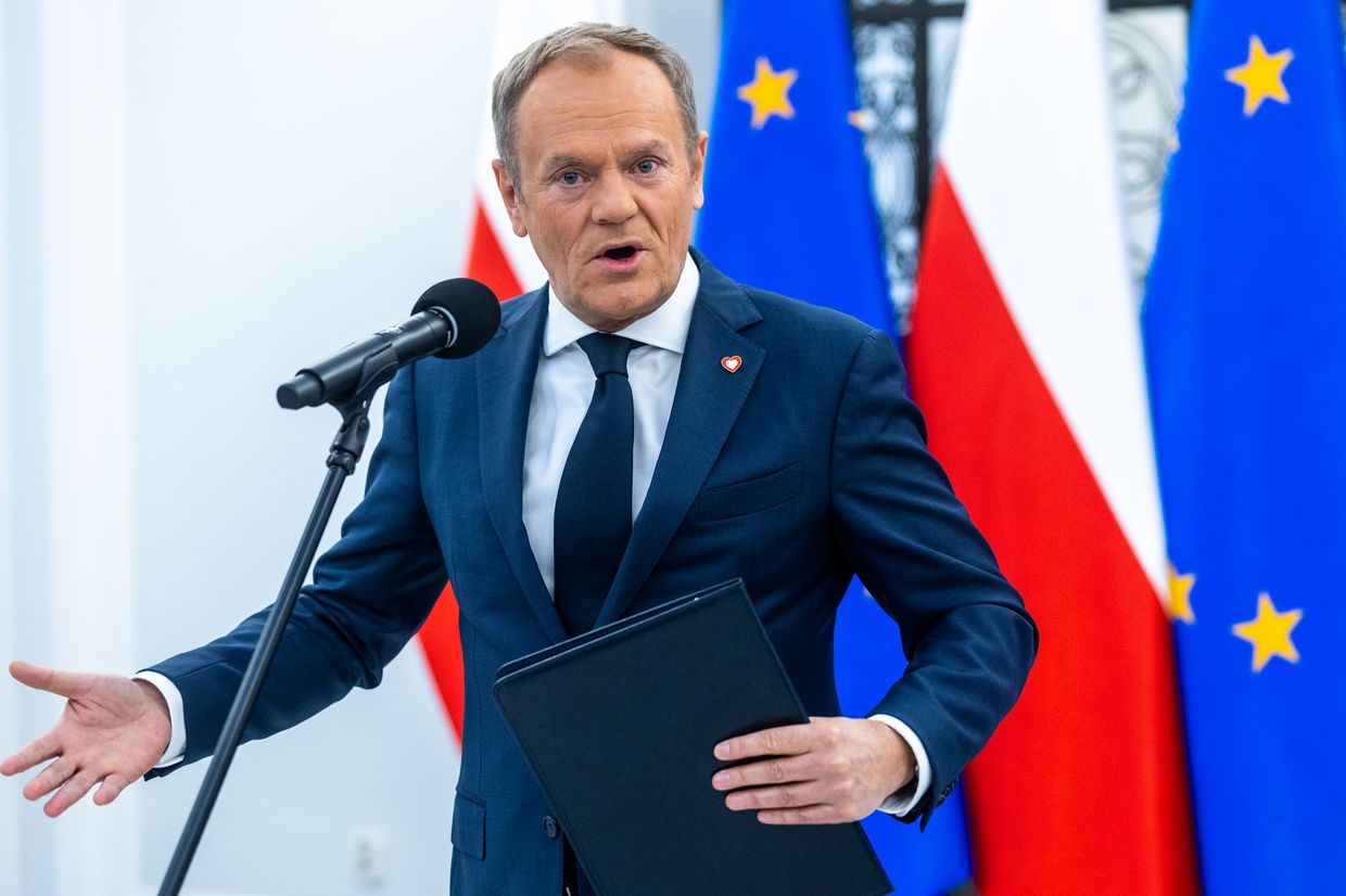 Tusk accuses Polish government of 'inaction' on Ukraine border blockade