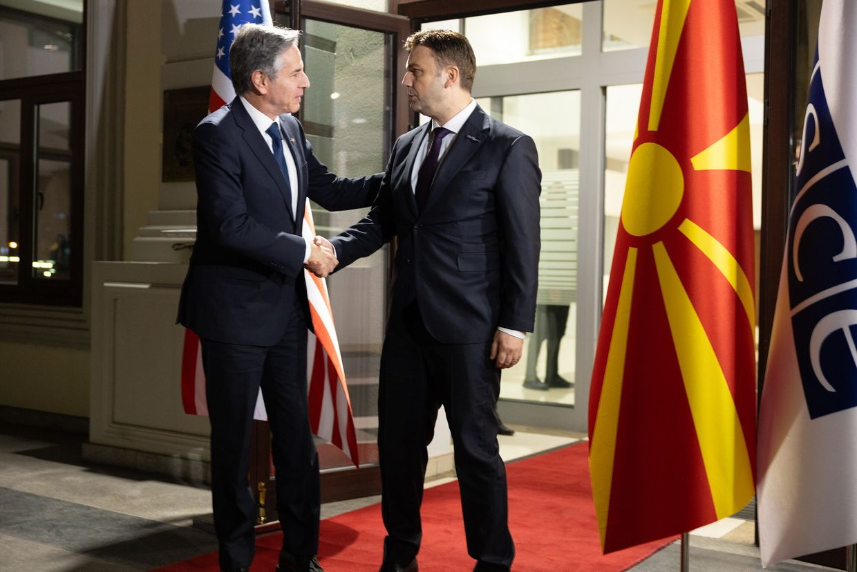 Media: Blinken leaves OSCE North Macedonia meeting before Lavrov arrives
