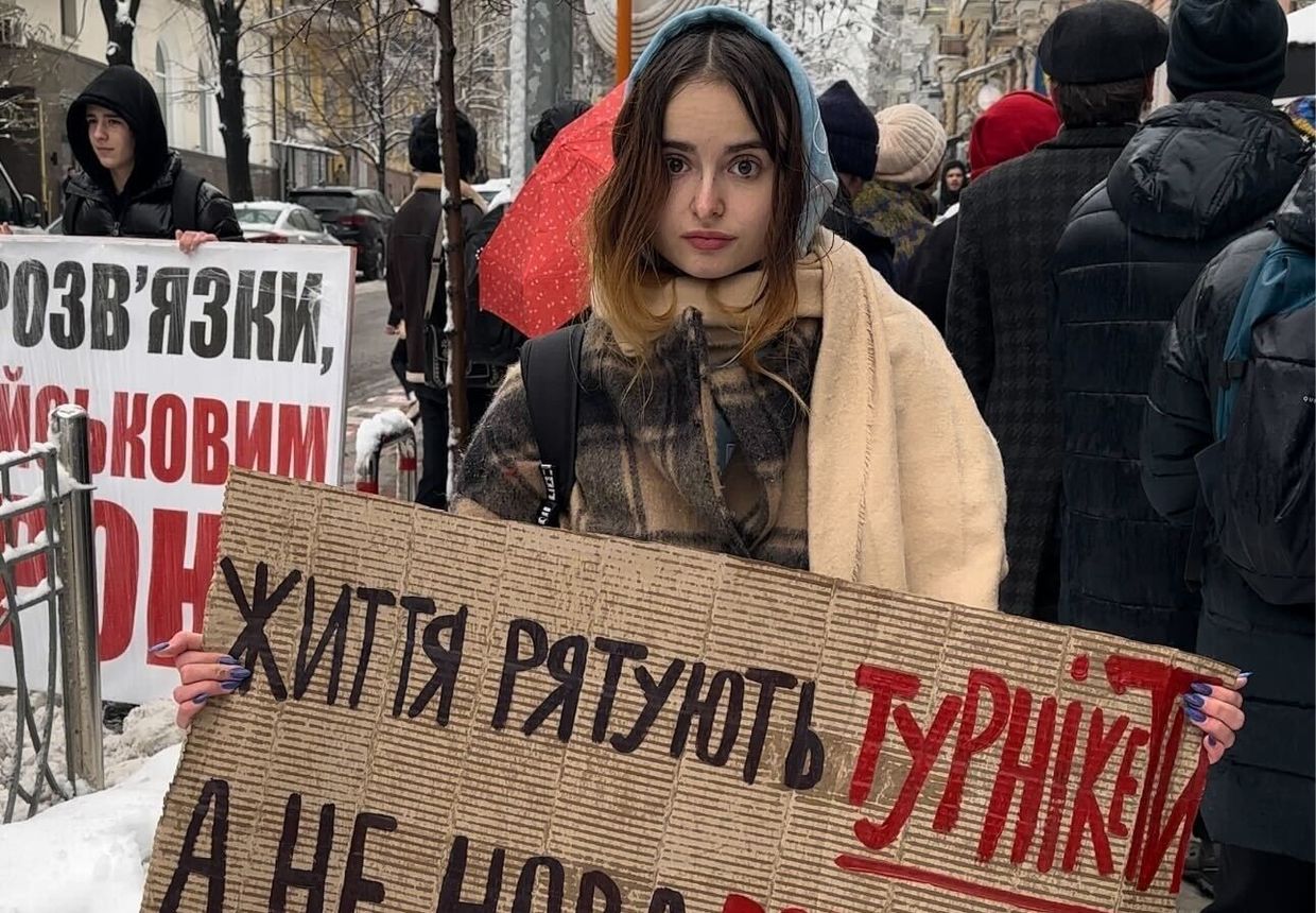 Kyiv protesters demand higher city budget expenditures for military