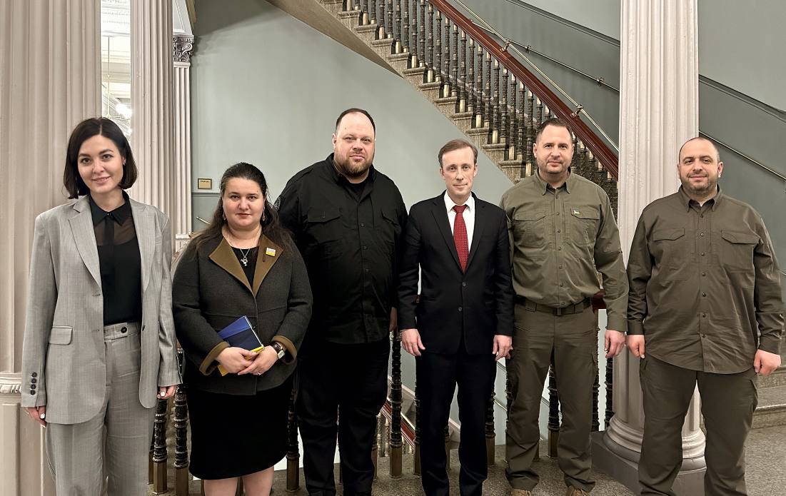 Yermak, Umerov, Stefanchuk meet with top US security officials in DC
