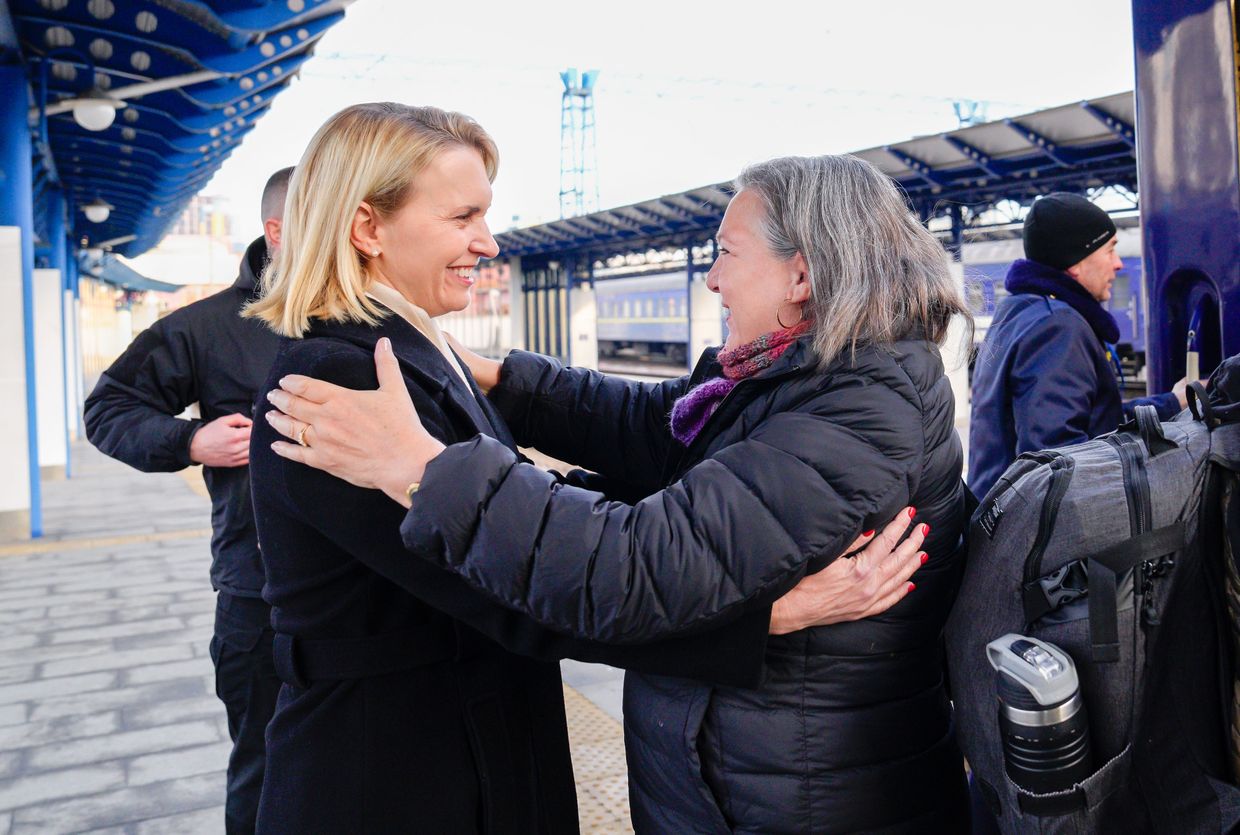 US Under Secretary Victoria Nuland arrives in Kyiv