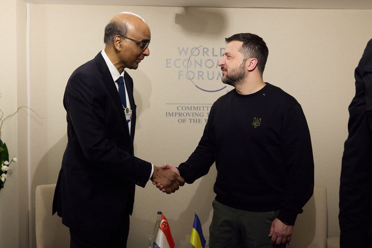 Zelensky meets presidents of Singapore, Rwanda for the first time