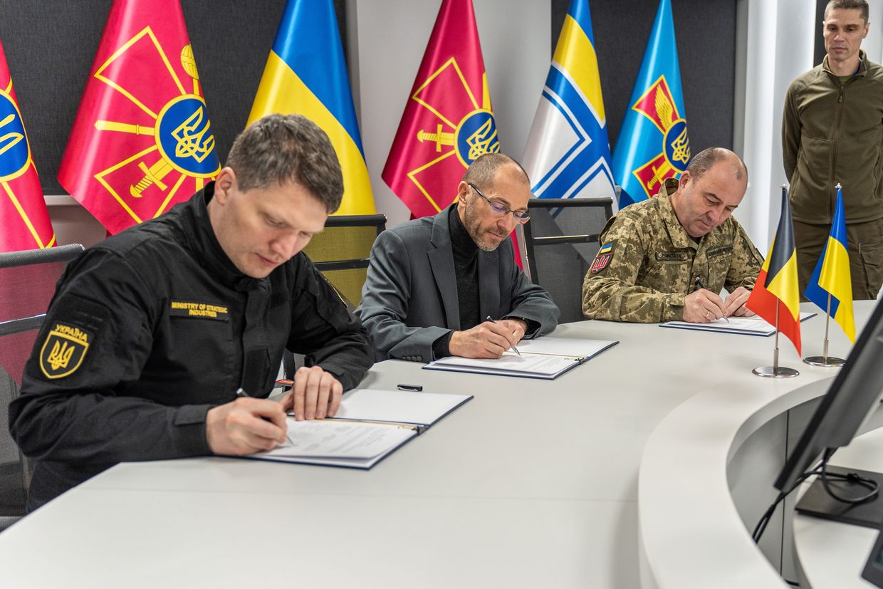 Belgium, Ukraine sign memorandum to strengthen joint weapons production