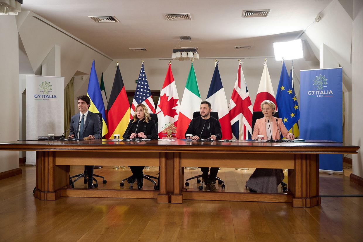 G7 vows to sustain aid to Ukraine, Zelensky says G7 knows what is needed
