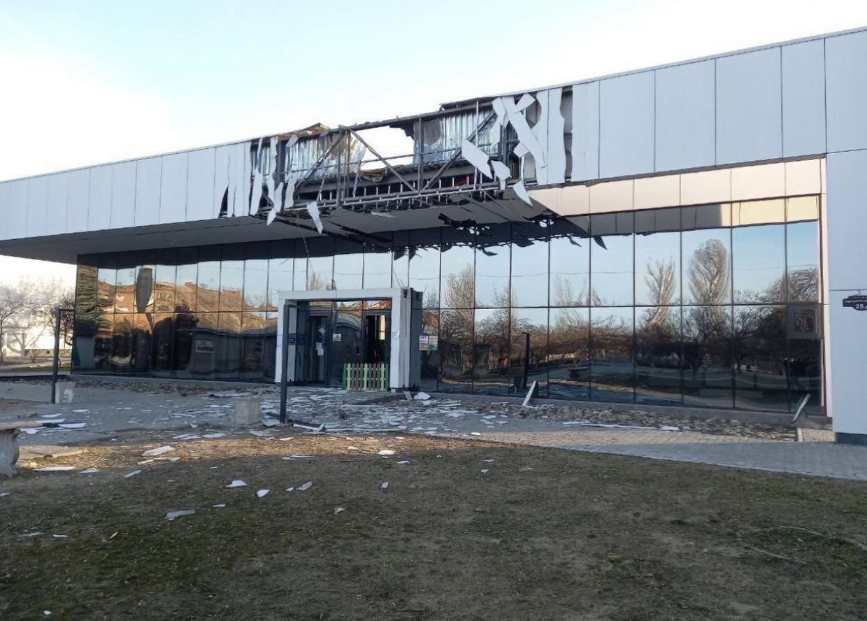 National Resistance Center: Ukrainian partisans blow up Putin's party office in occupied Nova Kahkovka