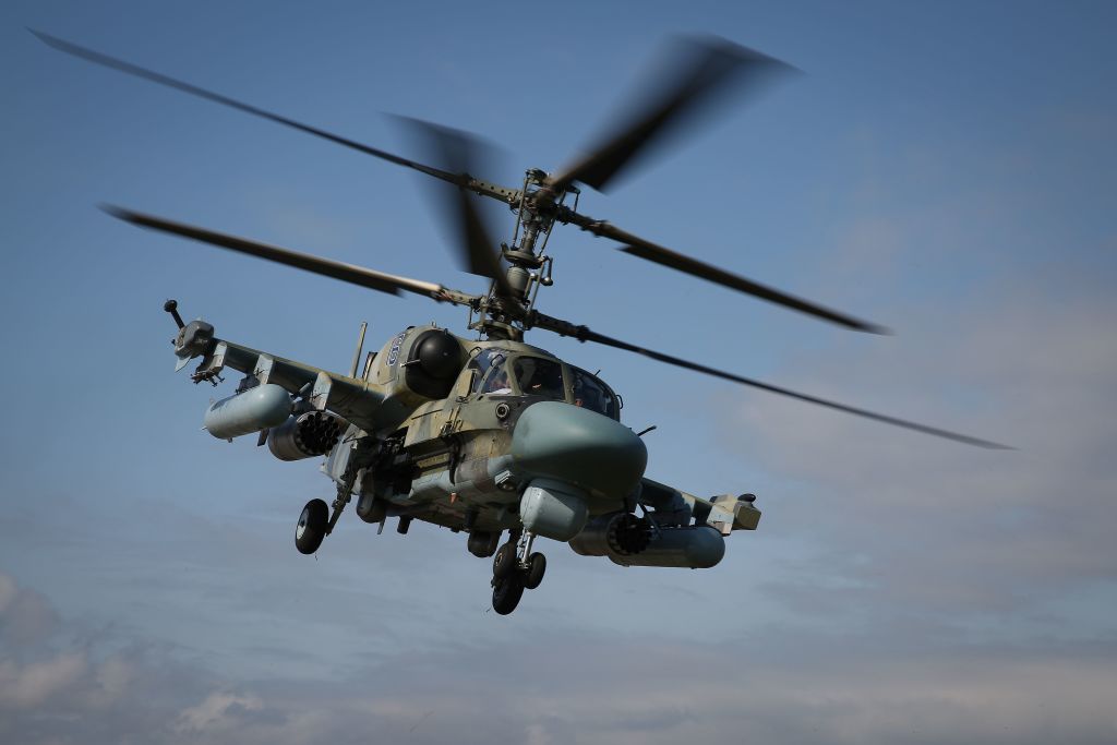 Military: Ukraine downs Russian Ka-52 attack helicopter
