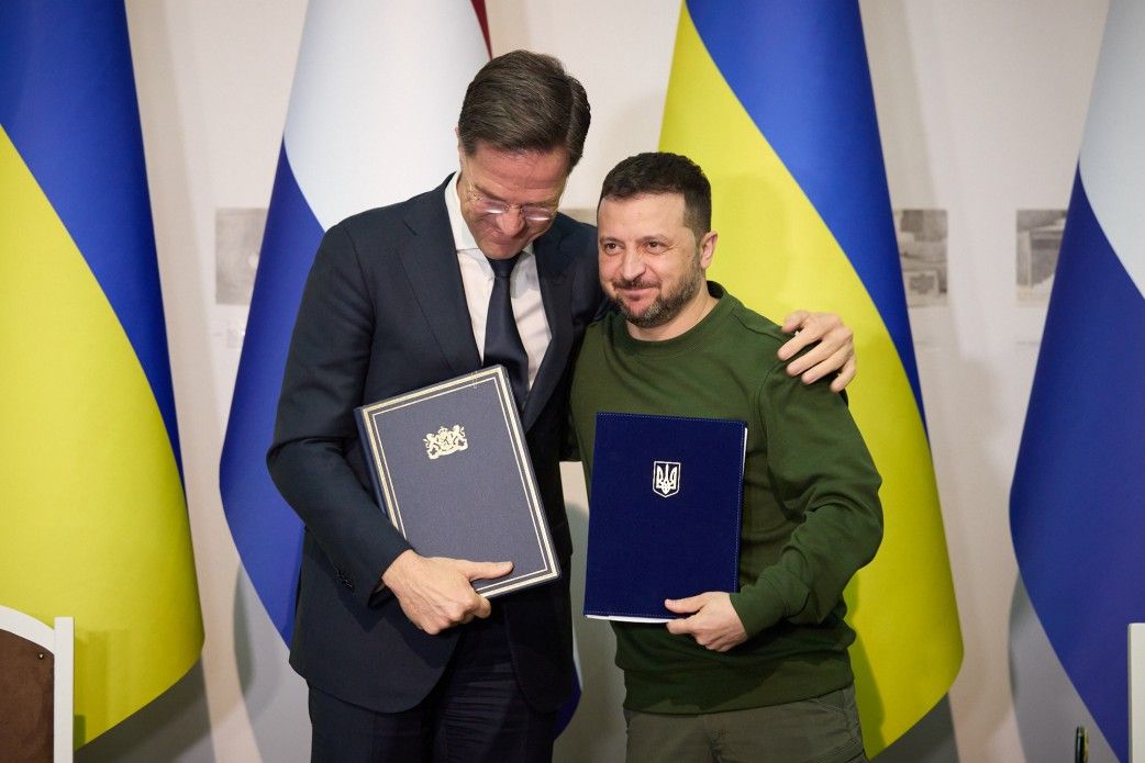 Rutte signs Dutch-Ukrainian long-term security agreement in Kharkiv