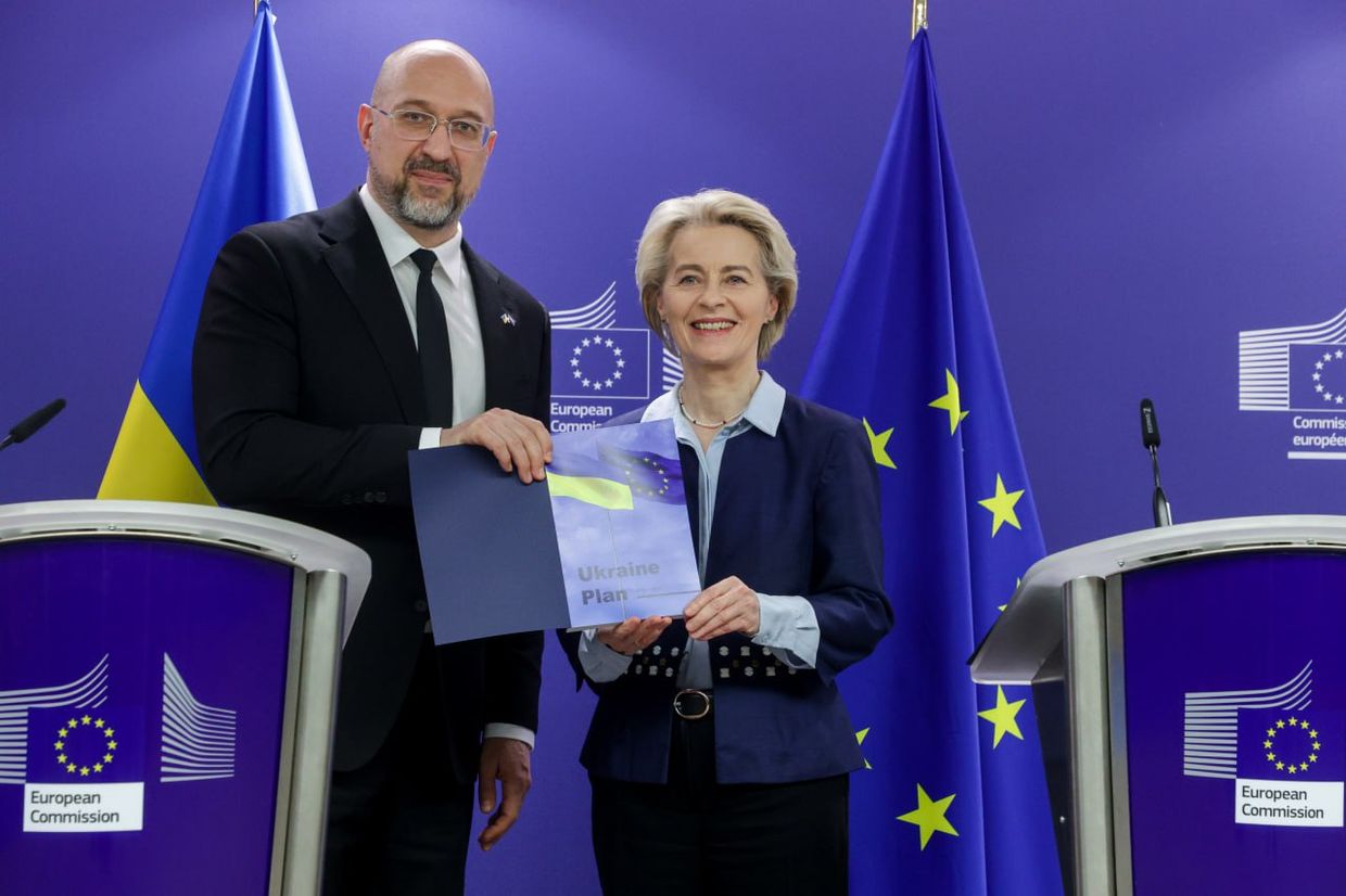 Shmyhal submits Ukraine reform plan to European Commission