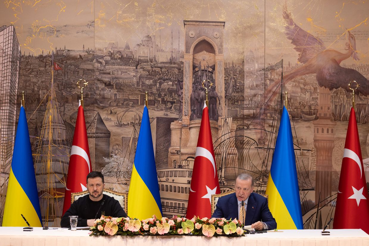 Erdogan offers to host Ukraine-Russia peace summit after meeting Zelensky