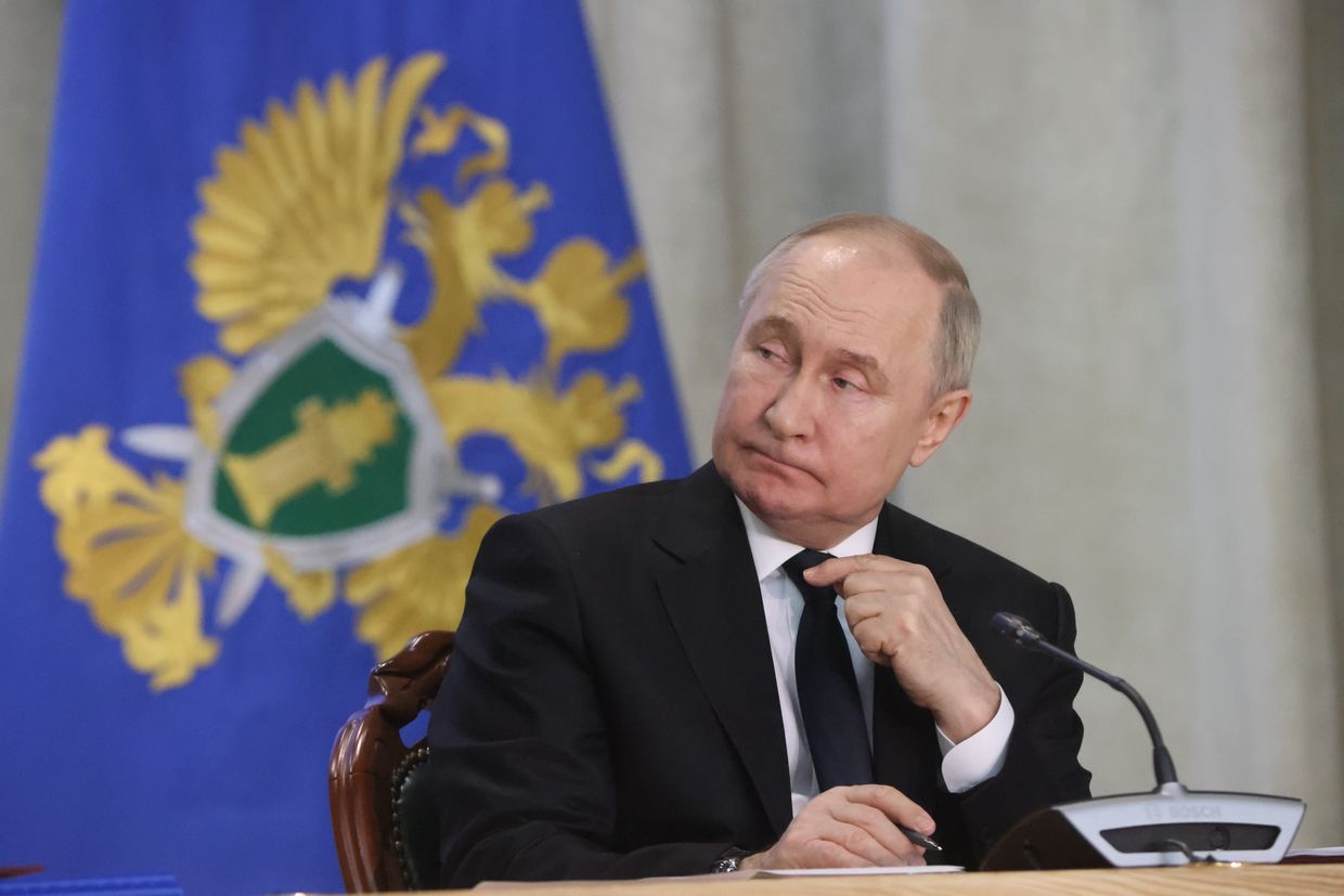Putin claims Russia has 'no plans to capture Kharkiv as of today'