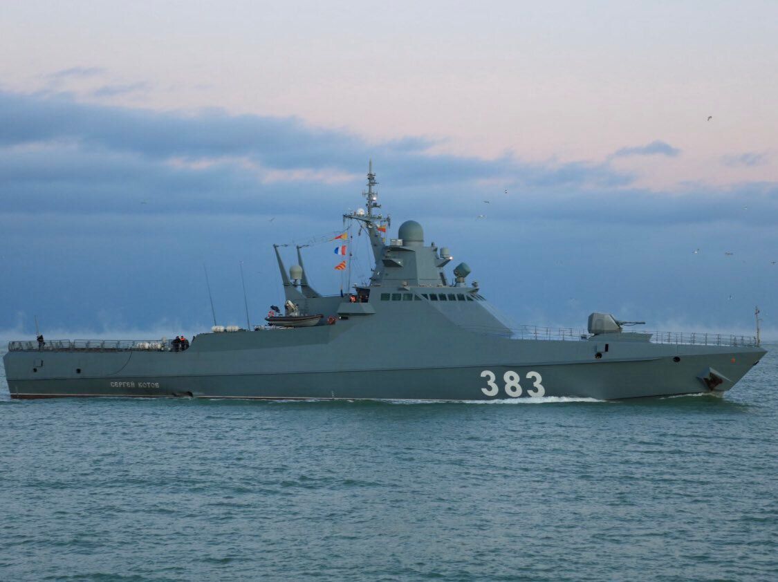 Russia's Sergey Kotov patrol ship. (X/open sources)