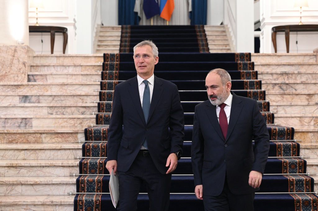 NATO chief visits Armenia amid growing tensions with Russia