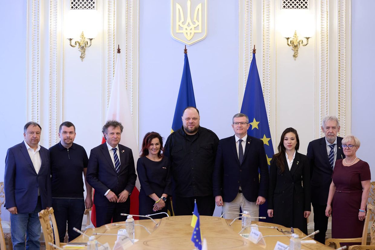 Parliamentary delegation of Polish lawmakers arrives in Ukraine